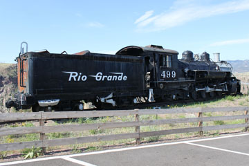 DRGW K-37 #499, Royal Gorge Bridge