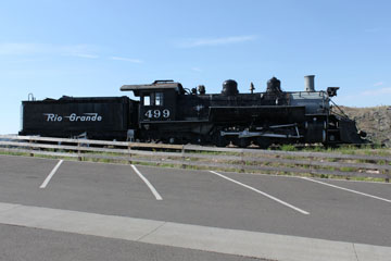 DRGW K-37 #499, Royal Gorge Bridge