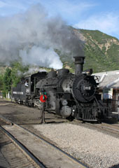 D&SNG K-37 #480, Durango