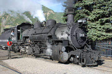 D&SNG K-37 #480, Durango