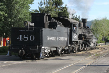 D&SNG K-37 #480, Durango