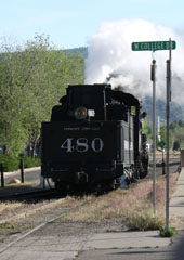 D&SNG K-37 #480, Durango