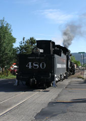 D&SNG K-37 #480, Durango