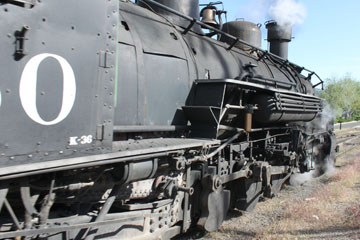 D&SNG K-37 #480, Durango