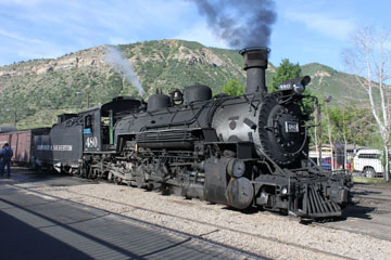 D&SNG K-37 #480, Durango