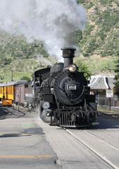 D&SNG K-37 #480, Durango