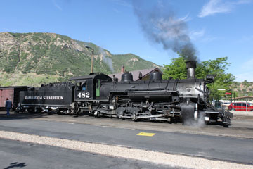 D&SNG K-37 #482, Durango