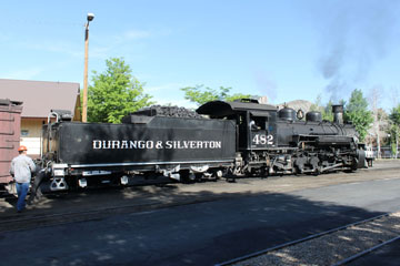 D&SNG K-37 #482, Durango