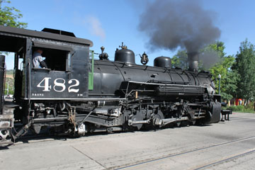 D&SNG K-37 #482, Durango