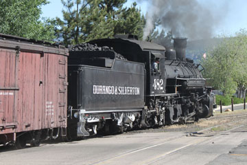 D&SNG K-37 #482, Durango