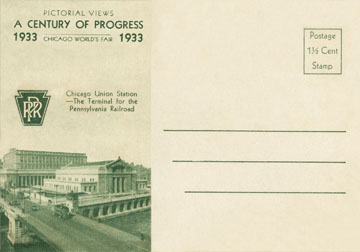PRR, Pictorial Views, A Century of Progress, Chicago 1933