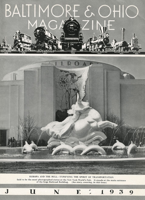 B&O, Baltimore & Ohio Magazine, June 1939
