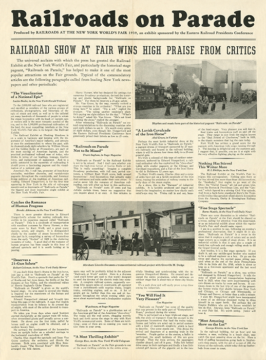 EPC, Railroads on Parade