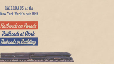 Railroads at the New York World's Fair Cachet