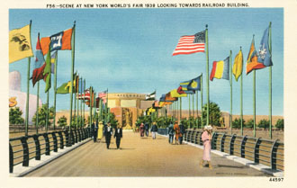 Scene at New York World's Fair