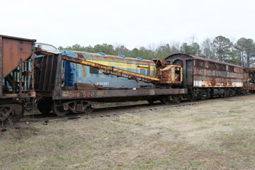 CHV Burro Crane #522, Southeastern Railway Museum