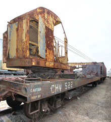 CHV Burro Crane #522, Southeastern Railway Museum