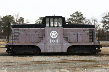 OW GE 44-Ton Switcher #104, Southeastern Railway Museum