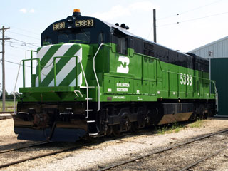 BN GE U30C #5383, Illinois Railway Museum