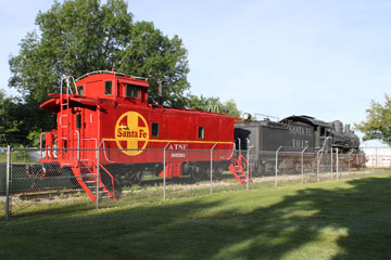 ATSF CE-1 steel Caboose #999262, Emporia