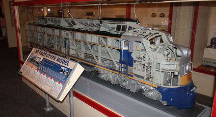 EMD E8 #950, B&O Museum