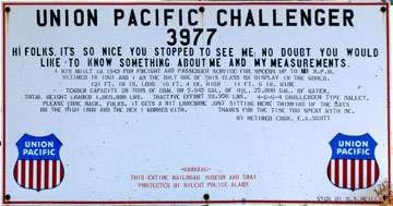 UP Challenger #3977, Cody Park