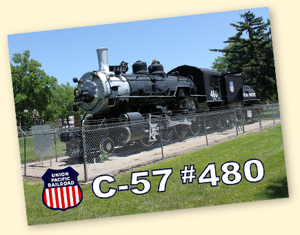 Union Pacific C-57 #480, North Platte, NE Union Pacific C-57 #480, North Platte, NE