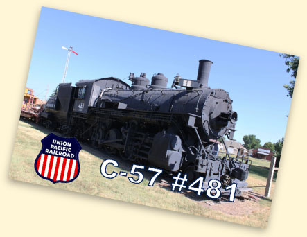 Union Pacific C-57 #481, Rails and Trails Museum, Kearney, NE Union Pacific C-57 #481, Rails and Trails Museum, Kearney, NE