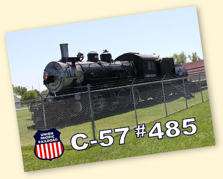 Union Pacific C-57 #485, Dawson County Historical Society, Lexington, NE Union Pacific C-57 #485, Dawson County Historical Society, Lexington, NE