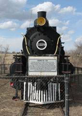 ATSF 1050 #1129, Las Vegas, NM