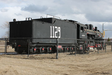ATSF 1050 #1129, Las Vegas, NM