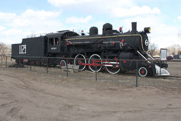 ATSF 1050 #1129, Las Vegas, NM