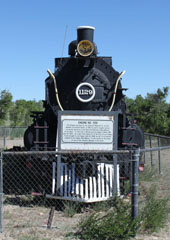 ATSF 1050 #1129, Las Vegas, NM