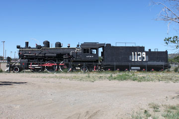 ATSF 1050 #1129, Las Vegas, NM