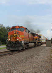 BNSF GE C44-9W #5107, Pauls Valley