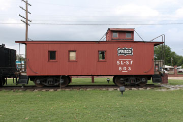 SLSF Caboose #593, Pauls Valley