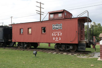 SLSF Caboose #593, Pauls Valley