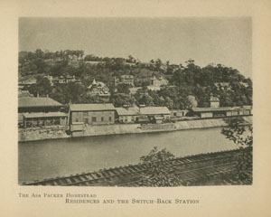 Asa Packer Homestead, Residences and Switch-Back Station, Souvenir of Mauch Chunk