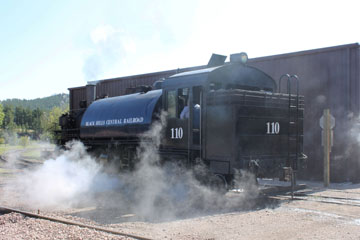 Black Hills Central Railroad  #110, Hill City