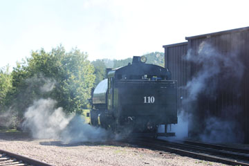 Black Hills Central Railroad  #110, Hill City