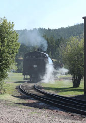 Black Hills Central Railroad  #110, Hill City