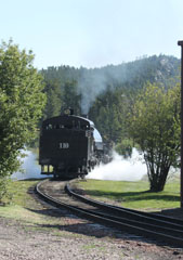 Black Hills Central Railroad  #110, Hill City