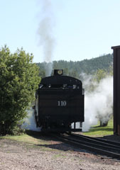 Black Hills Central Railroad  #110, Hill City