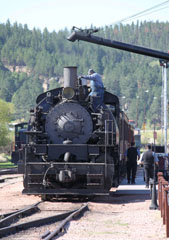 Black Hills Central Railroad  #110, Hill City