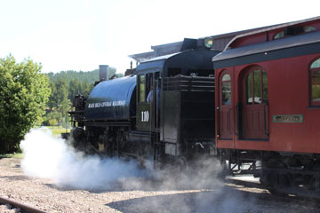 Black Hills Central Railroad  #110, Hill City