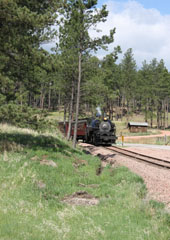 Black Hills Central Railroad  #110, Hill City