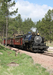 Black Hills Central Railroad  #110, Hill City