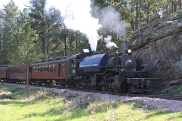 Black Hills Central Railroad  #110, Hill City