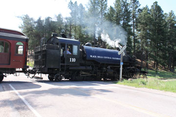 Black Hills Central Railroad  #110, Hill City