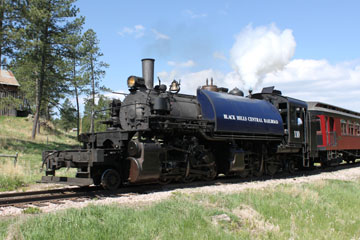 Black Hills Central Railroad  #110, Hill City